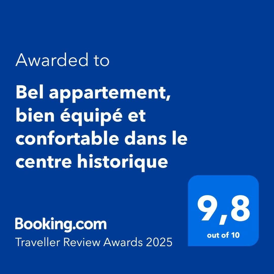 Bel Appartement, Bien Equipe Et Confortable Dans Le Centre Historique Fougères Buitenkant foto